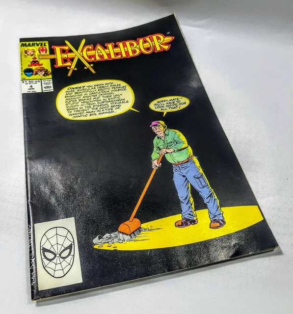 Marvel Comics Excalibur #4 January 1989 Chris Claremont Alan Davis