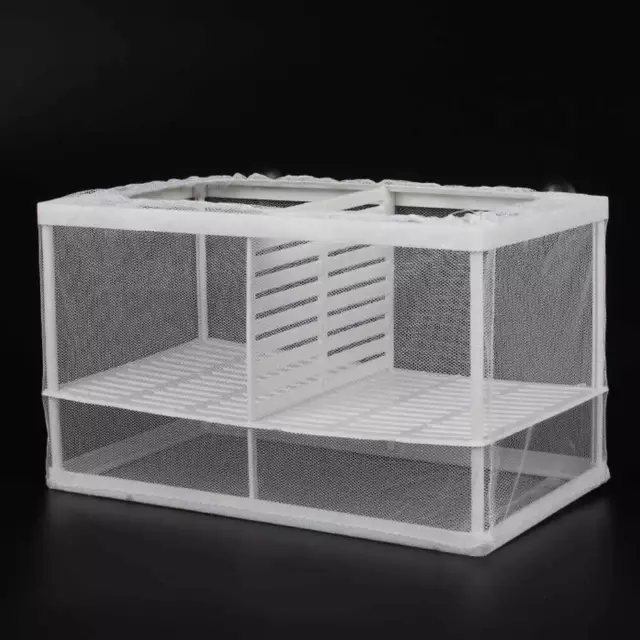 Aquarium Fish Breeding Breeder Box Baby Fish Hatchery Isolation Net Fish Tank 3