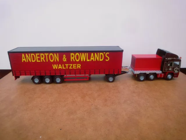 Showmans Fairground Corgi Anderton &Rowland Erf And Waltzer Trailer Code 3 1/50 2