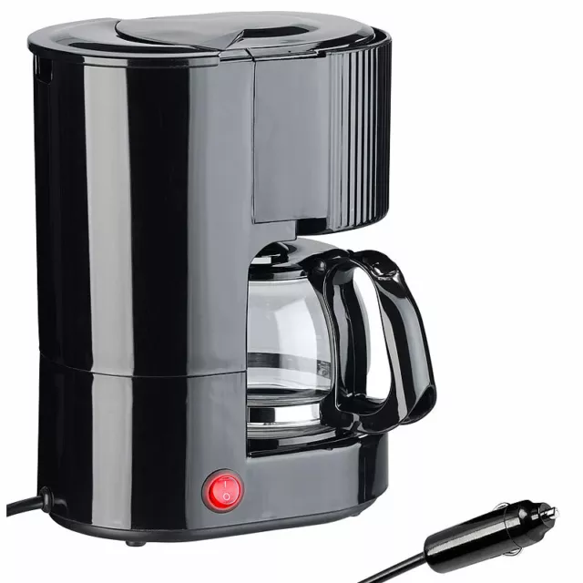 Kfz-Filterkaffee-Maschine, bis zu 3 Tassen, 650 ml, 12 Volt, 170 Watt