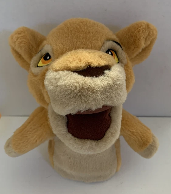 LION KING HAND PUPPET "Simba" WALT DISNEY SOFT PLUSH 10" ANIMAL TOY 4.