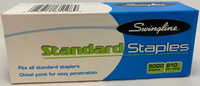 Swingline Standard Staples Box of 5000 210 Per Strip