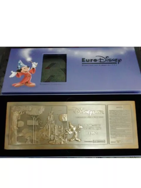 Coffret passeport euro disney commémoratif disneyland paris  Édition Limited EL