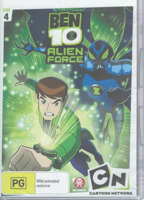 4 Kid Favorites Cartoon Network Classic Ben 10 Alien Force (DVD)