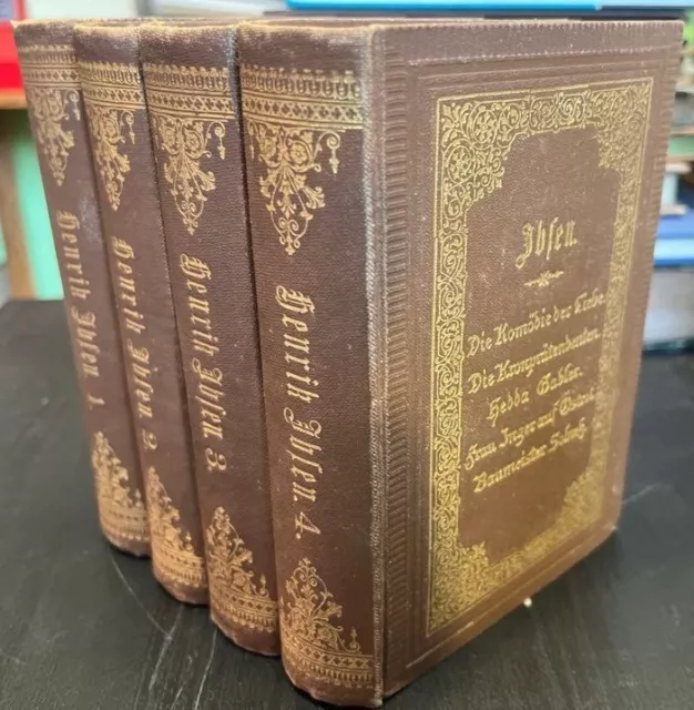 Henrik Ibsen`s Gesammelte Werke [in 4 Bänden]. Band 1-4 (vollständig).