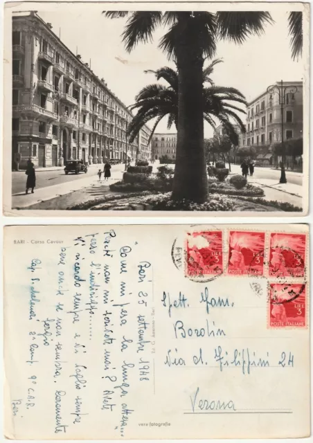Bari - Corso Cavour - Viagg. 1948 -10231-
