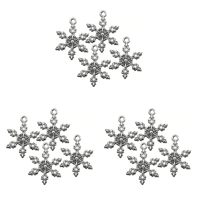 90 pcs DIY snowflake pendant Hängen Anhänger Zarte Tragbare Charming Hnaging Dec