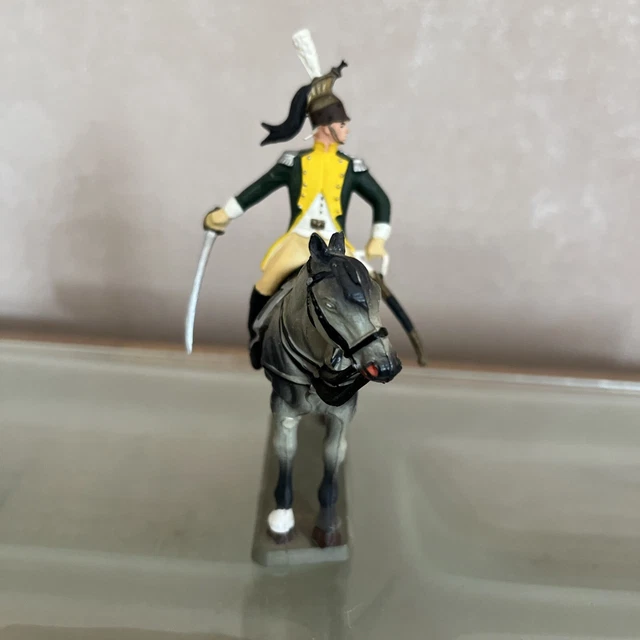 Figurine Ancienne Starlux - Cavalier Du 8e Régiment De Dragons (Premier Empire) - État D'usage