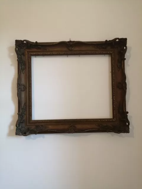 Antica Cornice Dorata Legno e gesso XIX sec