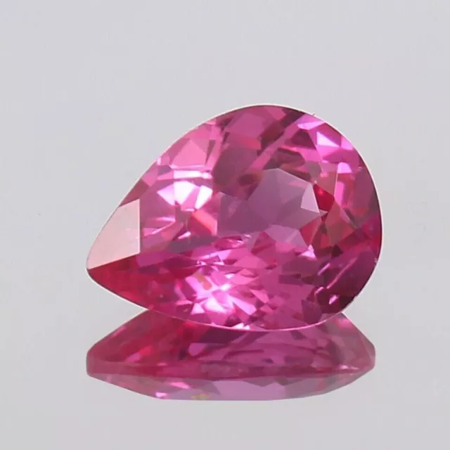 AAA Natural 34 CT+ Flawless Ceylon Huge Pink Sapphire Loose Pear Gemstone New