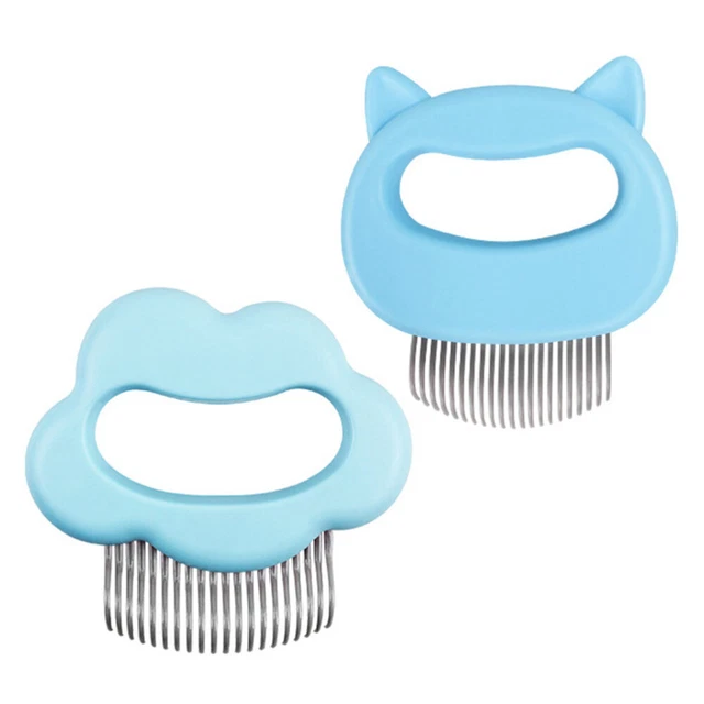 2 piezas peine para mascotas eliminador de manchas multiherramientas peines piel de gato cepillo para el pelo de animal