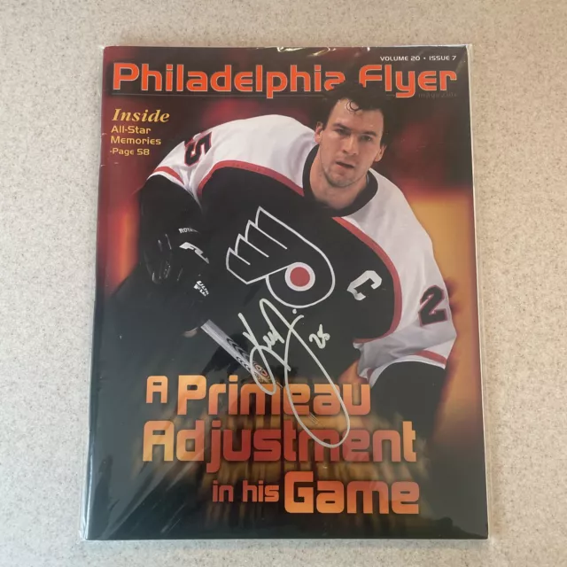 Keith Primeau Autographed Magazine Philadelphia Flyers Volume 20 Issue 7