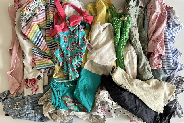 baby girl summer clothes 12-18 months bundle
