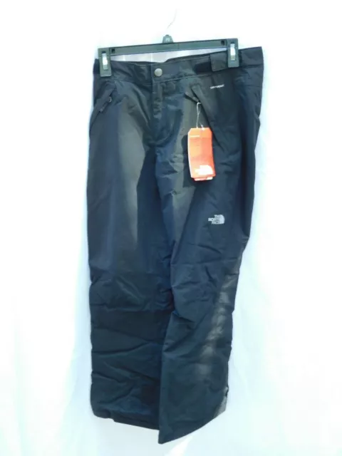 NWT $99 North Face Freedom Insulated Ski Pants Girl's  S 7/8 TNF Black  14337