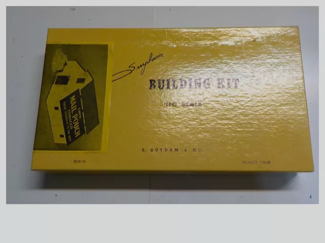 HO Scale VINTAGE SUYDAM  "MAIL POUCH TOBACCO" RED BARN KIT #87