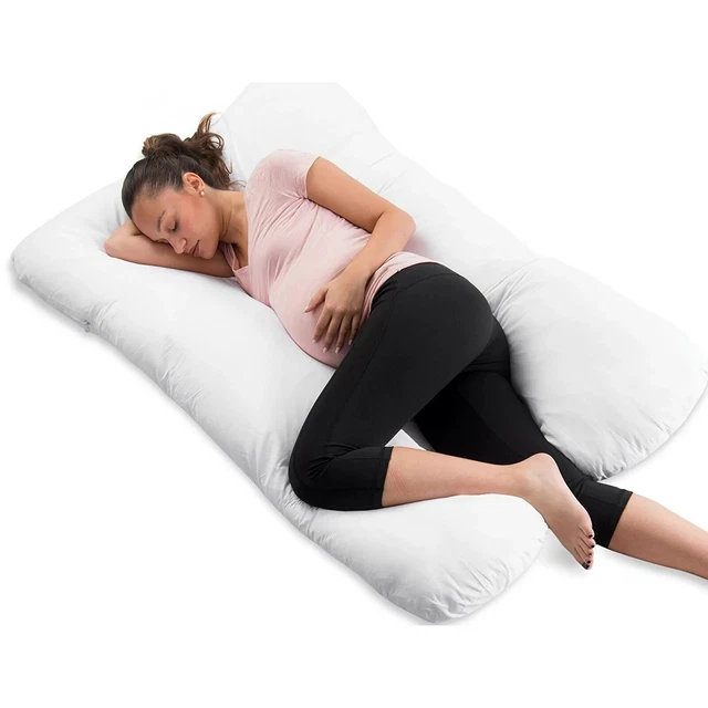 Full Body Pregnancy Pillow Maternity Pillow support - U Shaped By ComfySure