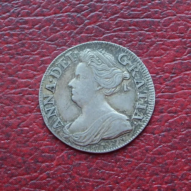 Anne 1708 silver threepence