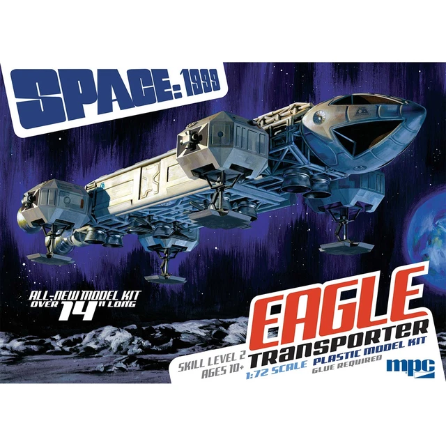 MPC 1/72 Space 1999 Eagle Transporter 14" Model Kit MPC913 Plastic Models Space