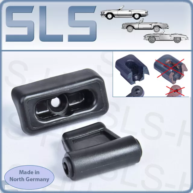 Clip+Lager, Sonnenblende schwarz Halter Mercedes W107 R107