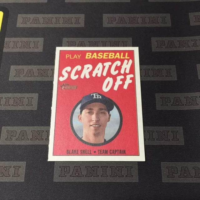 Blake Snell 2019 Topps Heritage '70 Scratch Offs #22 Tampa Bay Rays