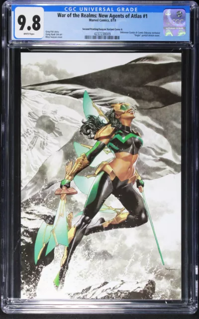 War of the Realms: New Agents of Atlas 1 CGC 9.8 Second Printing/Suayan Variant