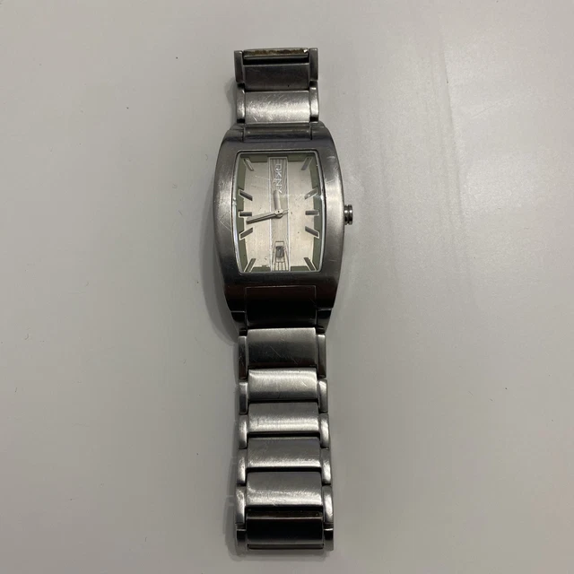Montre Bracelet DKNY Vintage En Acier Inoxydable Pour Femme - Occasion