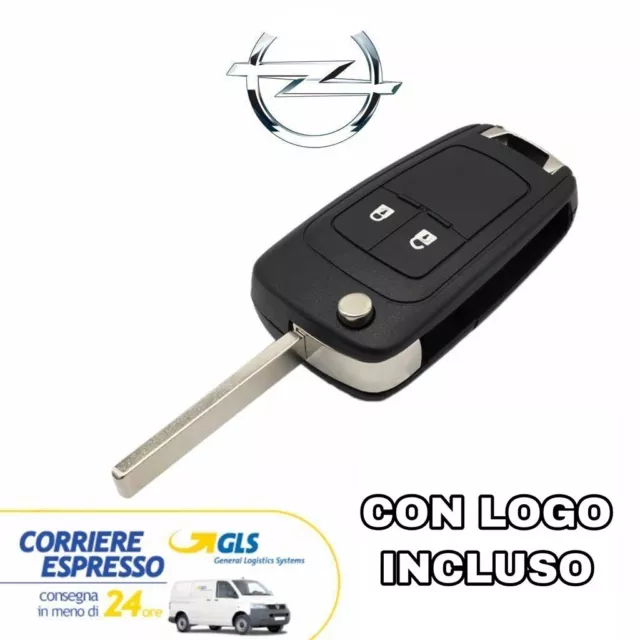 1 Chiave Cover Telecomando Guscio 2 TASTI OPEL ASTRA CORSA INSIGNA MERIVA ZAFIRA