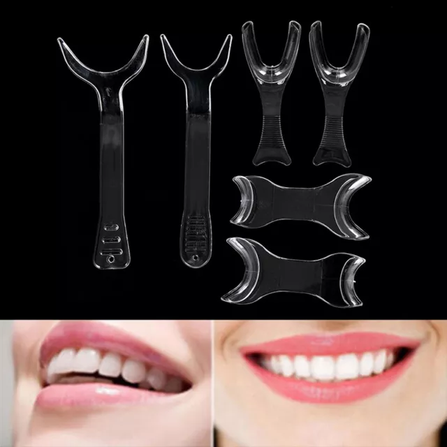 Écarteur de lèvre dentaire 6 pièces ouvre-bouche orthodontique à double tête