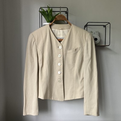AQUASCUTUM DONNA GIACCA agnelli lana vintage anni 1980 perfette condizioni 
