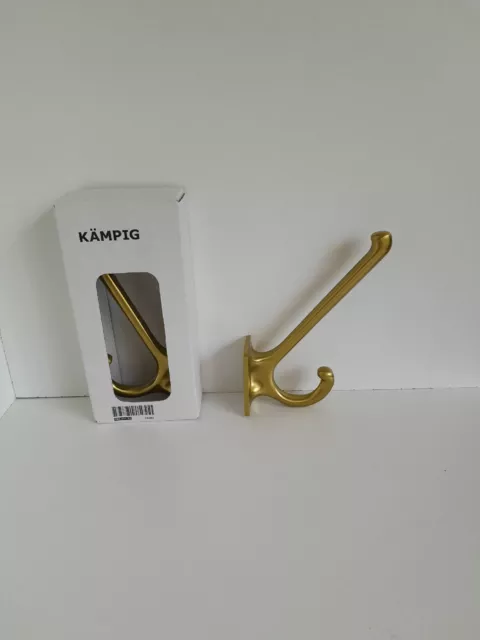 Ikea Kampig Brass Colour Wall Hook ( No Fixings Provided)