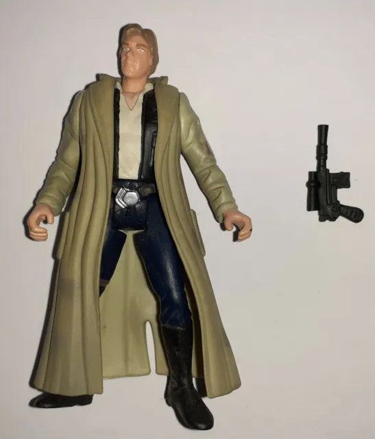 Figurine Star Wars Vintage Han Solo Endor + arme LFL SW B-5 no Luke Vador Leia