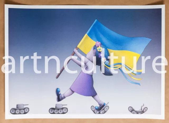 Seth Globepainter - Julien Malland - Onwards Ukraine - L'Ukraine en marche