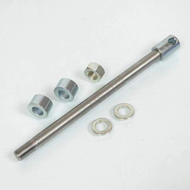 Axe De Pédalier Pour Peugeot 103 - RSM, Lisse D16 L217mm, Neuf, Fabriqué En France