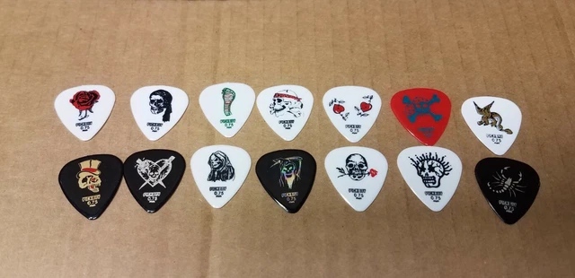 10 PICKBOY ASSORTED designs Celltex YOU CHOOSE Guitar Picks 0.75mm