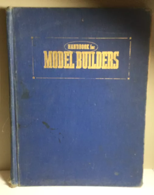 1941 Hc Book Handbook For Model Builders Published By The Lionel Corp Ny Trains