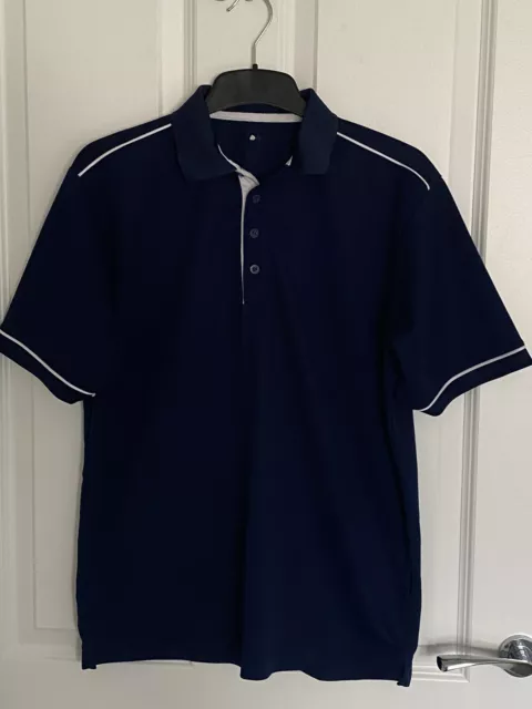 Palm Grove Golf Clothing Men’s Navy Short Sleeve Polo Shirt Size Small