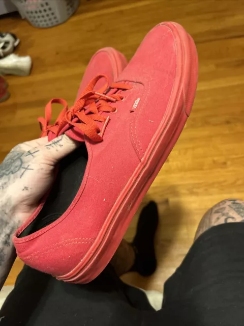 Size 13 - VANS Authentic Red