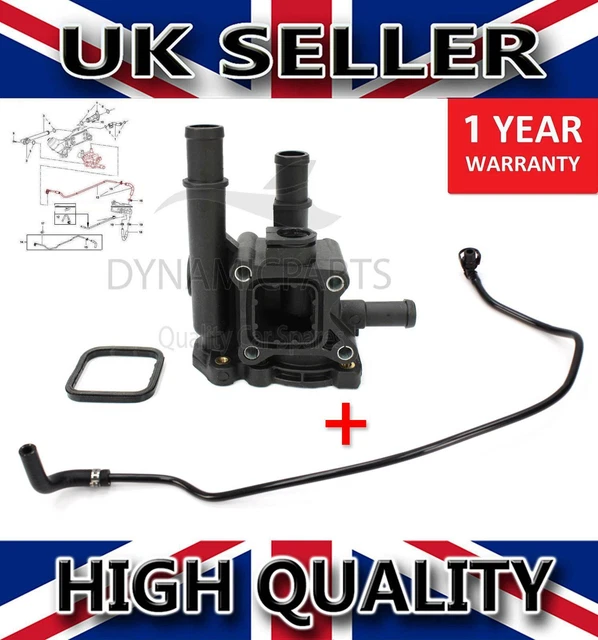 FOR VAUXHALL ASTRA Zafira Vectra 1.6 Thermostat Housing Cover Water Hose Pipe £27.19 PicClick UK