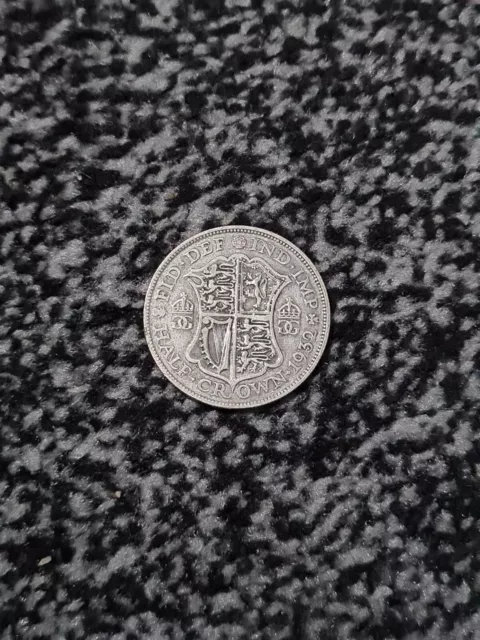 1932 KGV Silver Half Crown 2