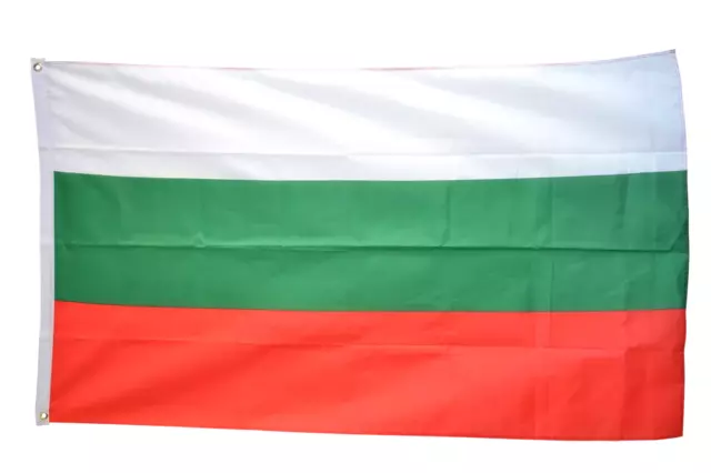 Bulgaria Flag 3 x 2 FT - 100% Polyester With Eyelets - Europe