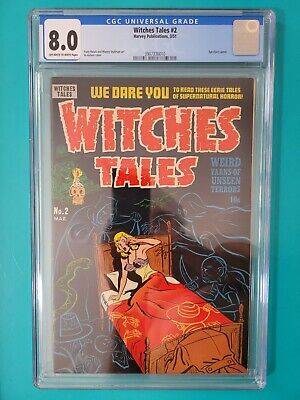 Witches Tales #2 CGC 8.0 Harvey 1951 High Grade Golden Age Rare!