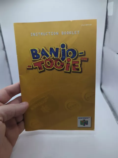 Banjo Tooie Nintendo 64 N64 Instruction Manual