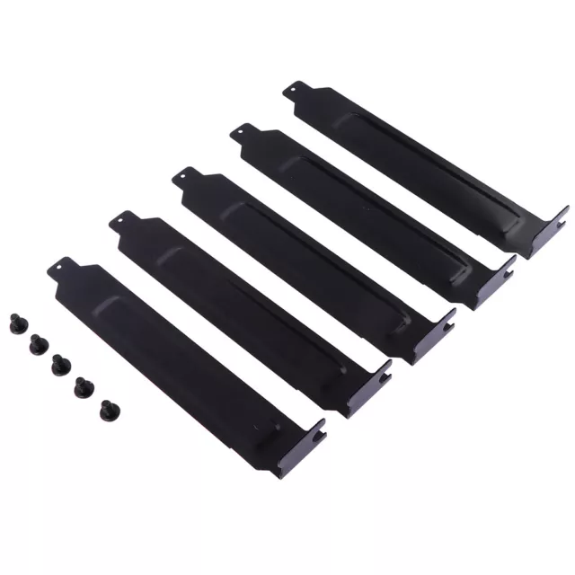 5Pcs/Lot Black Metal Slot Covers Dust Filter Blanking Plate For Pci E_chV Wv CR