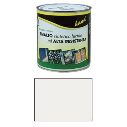 Smalto a solvente hand bianco opaco ral 9010 lt 2,5 (2 pezzi) Hand