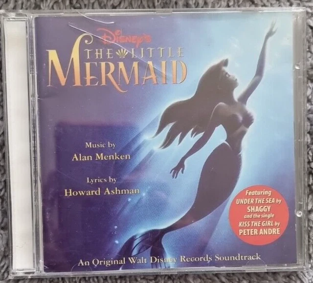 DISNEY'S THE LITTLE mermaid The original soundtrack **CD ALBUM** 1998