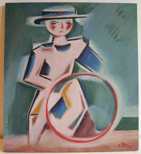 FUTURISMO CUBISMO OLIO SU TAVOLA LEGNO  Avanguardia russa Russian avantgarde