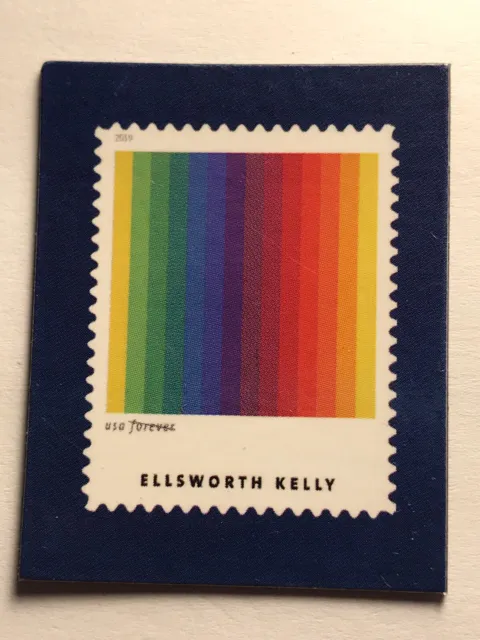 USPS Collector Stamp Magnet - Forever USA - Ellsworth Kelly