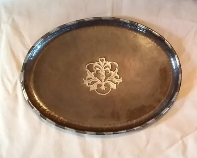 Arts and crafts copper tray