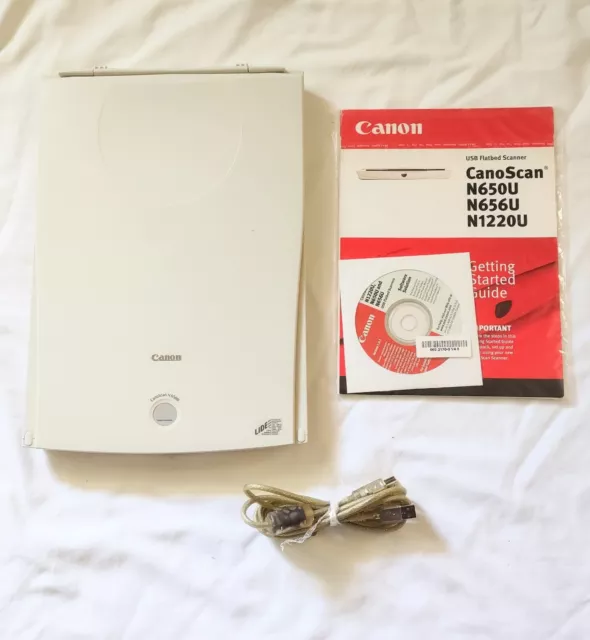 Canon CanoScan N650U Flatbed Scanner For older windows/mac systems Used