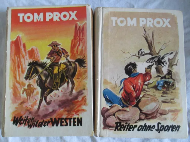 Tom Prox - 2 Romane - Western Westernromane - Weiter wilder Westen - Reiter o.